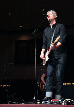 Musician Matt Maher performs during the “Life is Very Good’ rally on Jan. 23 in Virginia. (Photo by Alea Bowling)