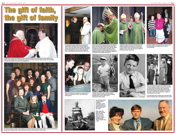 Photos of Archbishop Tobin