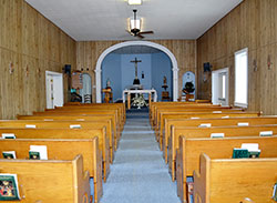 Pictured is the inside of St. Mary Magdalene Church in New Marion. Parishioners will celebrate their final Mass there at 2 p.m. on Oct. 27. (Submitted photo)