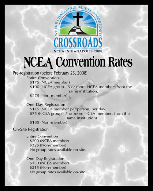 NCEA registration chart